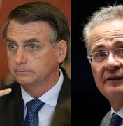 Bolsonaro liga para parabenizar Renan Calheiros após indicação