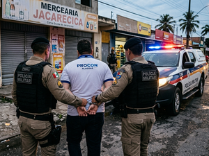 Funcionário do Procon é detido por tentar extorquir R$ 2,5 mil de lojista em Maceió