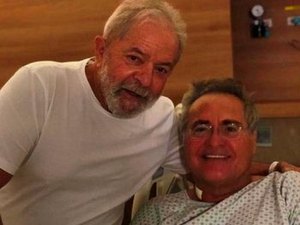 Ao receber visita de Lula, Renan diz que ainda está no “jogo”