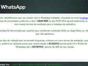 Golpe enviado por e-mail ameaça bloquear usuários do WhatsApp