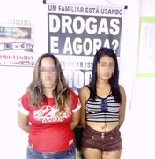 Duas mulheres são presas com drogas e celulares em São José da Laje