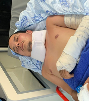 Jovem aguarda cirurgia no pescoço após acidente e teme ficar paraplégico em Arapiraca