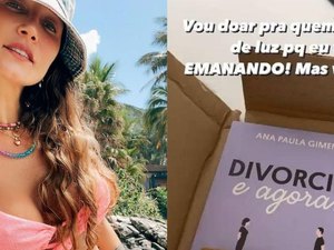Pugliesi ganha livro de autoajuda, mas recusa: 'Divorciei e tô plena'
