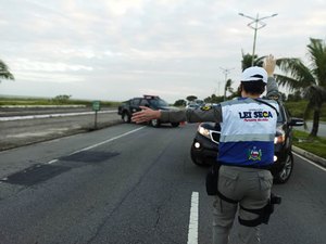 Operação Lei Seca: 52 situações de alcoolemia foram registradas no último final de semana