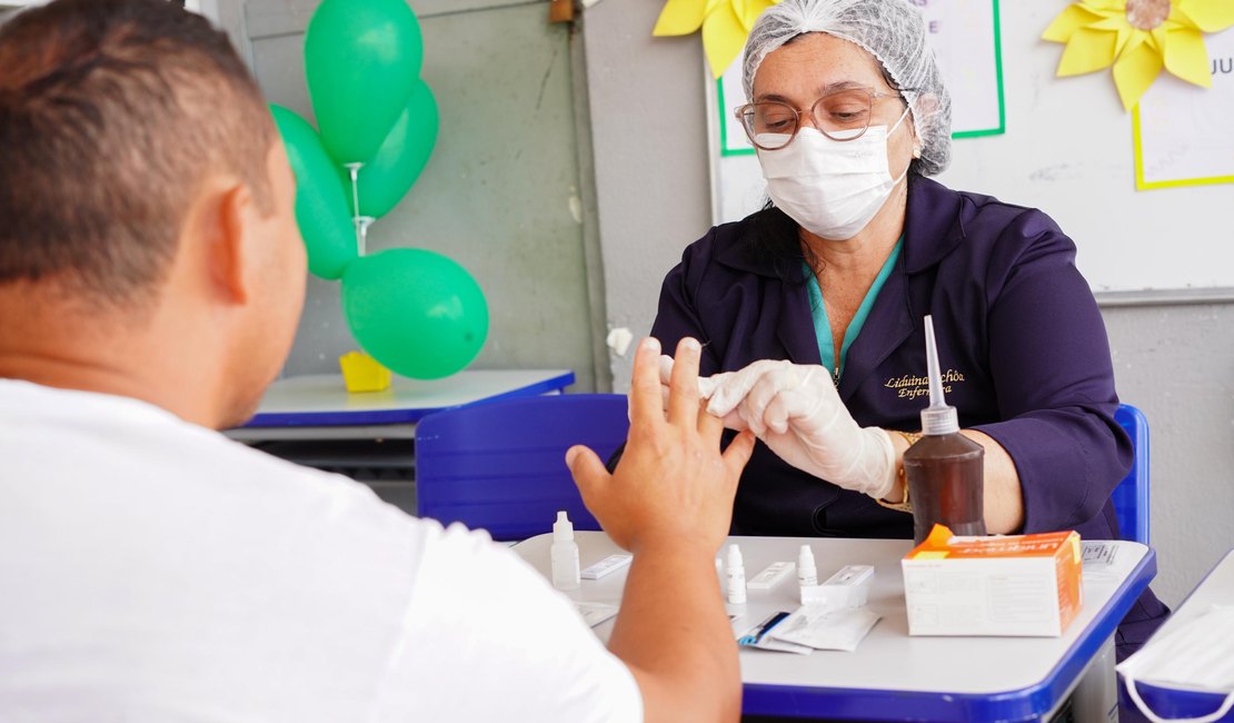 Sesau realiza testagem rápida de hepatites em reeducandos do Sistema Prisional de AL