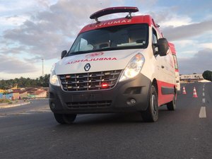 Acidente deixa três pessoas feridas em Teotônio Vilela