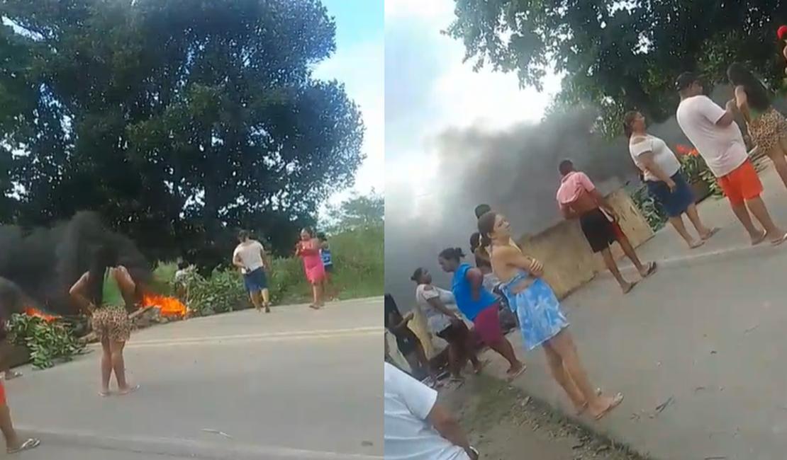 Moradores de Atalaia fecham BR-316 em protesto contra a falta de energia