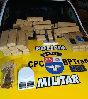 Polícia apreende mais de 40 kg de drogas no Benedito Bentes, em Maceió