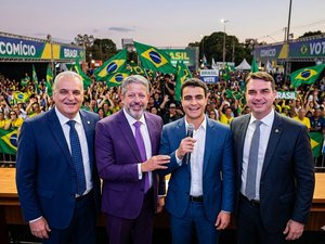 Valdemar não se opõe a palanque único com JHC, Flávio Bolsonaro, Arthur Lira e Alfredo em AL
