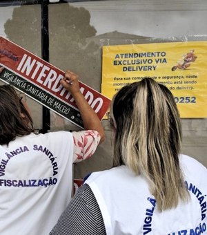 Vigilância Sanitária interdita farmácia na Gruta de Lourdes
