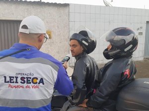 Lei Seca autua mais de 50 motoristas e flagra inabilitados em Maceió