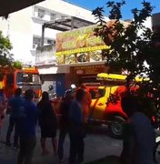 Princípio de incêndio em estabelecimento comercial em Maceió