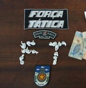 Polícia realiza prisão e apreensões de drogas em Arapiraca