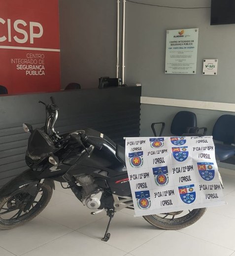 Homem pega moto emprestada para comprar drogas em SE e é encontrado em AL