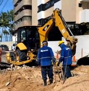 Cruzamento na Ponta Verde é interditado após reparos da BRK