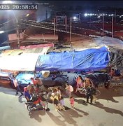 Totem de videomonitoramento flagra agressão contra mulher na Feirinha do Tabuleiro