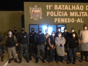 11º Batalhão de Penedo realiza ação conjunta para fiscalizar cumprimento de medidas de combate ao covid-19