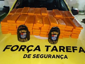 Mais 92 kg de maconha são apreendidos dentro de carro no Benedito