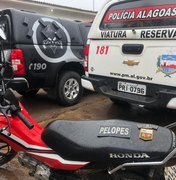 Denúncia anônima aponta localização de moto roubada em Arapiraca