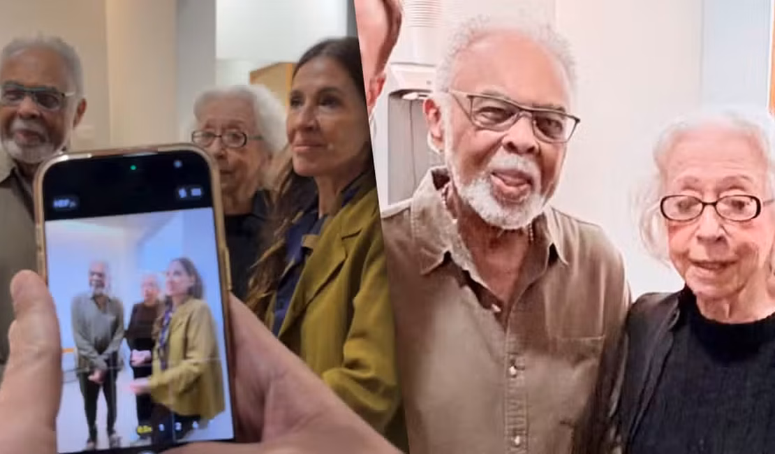 Flora Gil mostra encontro de Gilberto Gil com Fernanda Montenegro: 'Todas as luzes para a maior de todas'
