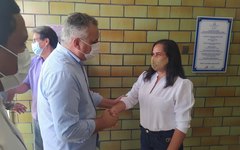 Secretário De Segurança Alfredo Gaspar de Mendonça durante visita técnica do CISP2