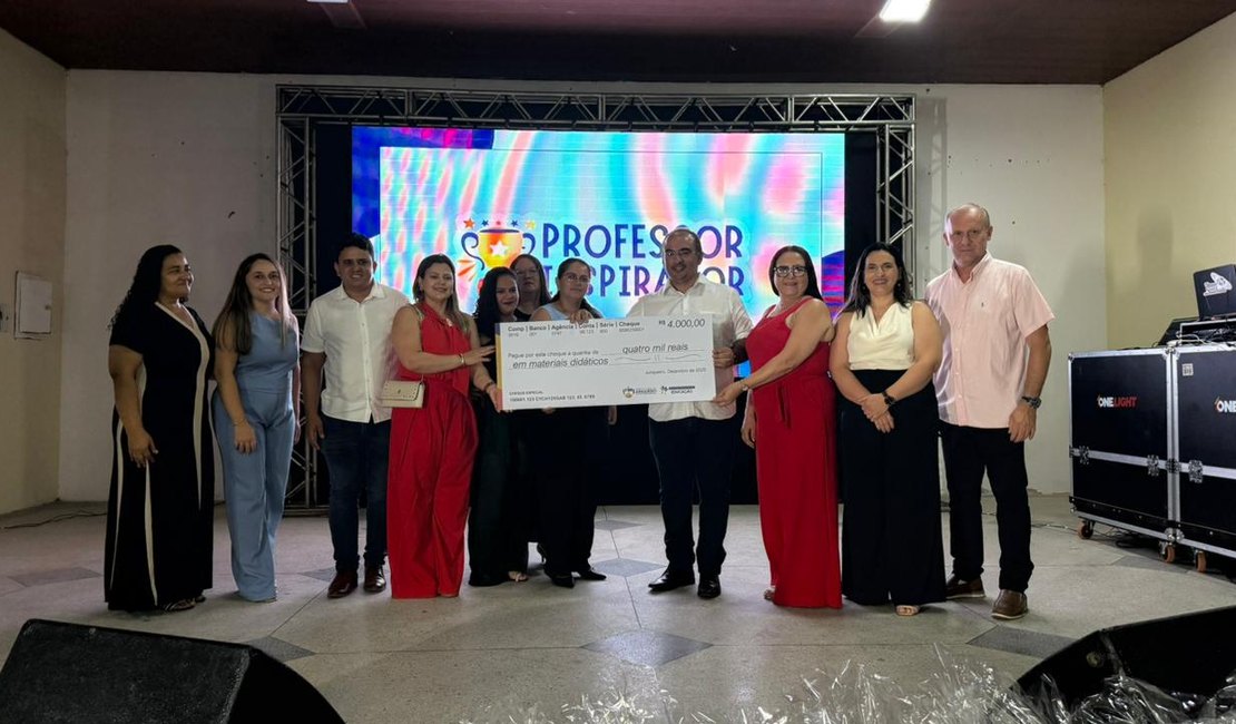 Educação de Junqueiro é destaque e promove evento para homenagear professores inspiradores