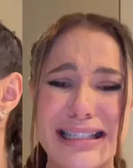 Mirela Janis aparece desesperada após ser assaltada em SP