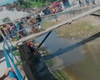 Mulher fica ferida após cair em riacho no Vale do Reginaldo, em Maceió