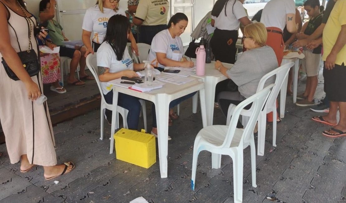 Olhar da Gente e Saúde da Gente levam atendimentos ao Tabuleiro do Martins