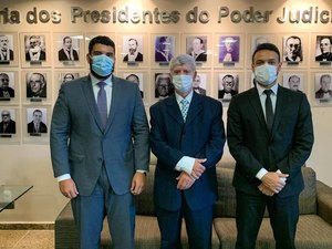 Secretário de Governo de Maceió visita presidente do Tribunal de Justiça