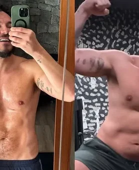 Eliezer celebra transformação dele e da mãe e compara antes e depois