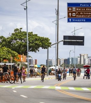 Rua Aberta é suspensa neste domingo na Ponta Verde e no Parque Centenário