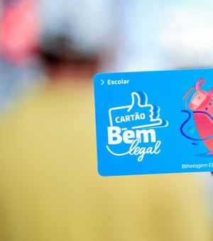 Cartão Bem Legal pode ser recarregado online e em vários pontos da cidade