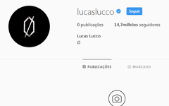 Perfil de Lucas Lucco teve todas as fotos apagadas