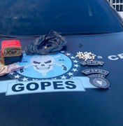 Polícia Militar prende suspeitos de tráfico e apreende drogas em Teotônio Vilela e Maceió