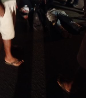 Homem fica ferido após colisão entre moto e trator em rodovia de Igreja Nova