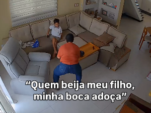 Mãe se emociona ao flagrar doméstica elogiando filho enquanto cuidava dele
