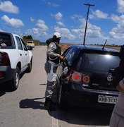 BPRv flagra irregularidades de trânsito na rodovia AL 105