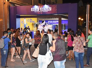 Estande Sesi/Senai conquista o público na Bienal do Livro de Alagoas