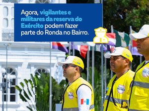 Ronda no Bairro abre seleção para vigilantes e militares da reserva do Exército
