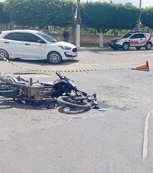 Motociclista inabilitado e sem capacete fica gravemente ferido em acidente na AL-105