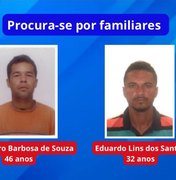 IML de Arapiraca procura familiares de dois homens que deram entrada na unidade de Polícia Científica