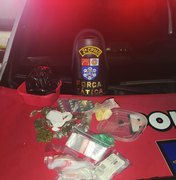 Homem é preso com maconha, cocaína e crack dentro de BMW, em Maceió
