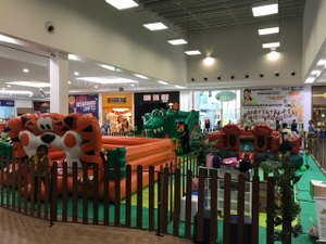 Novos brinquedos animam crianças no Garden Shopping