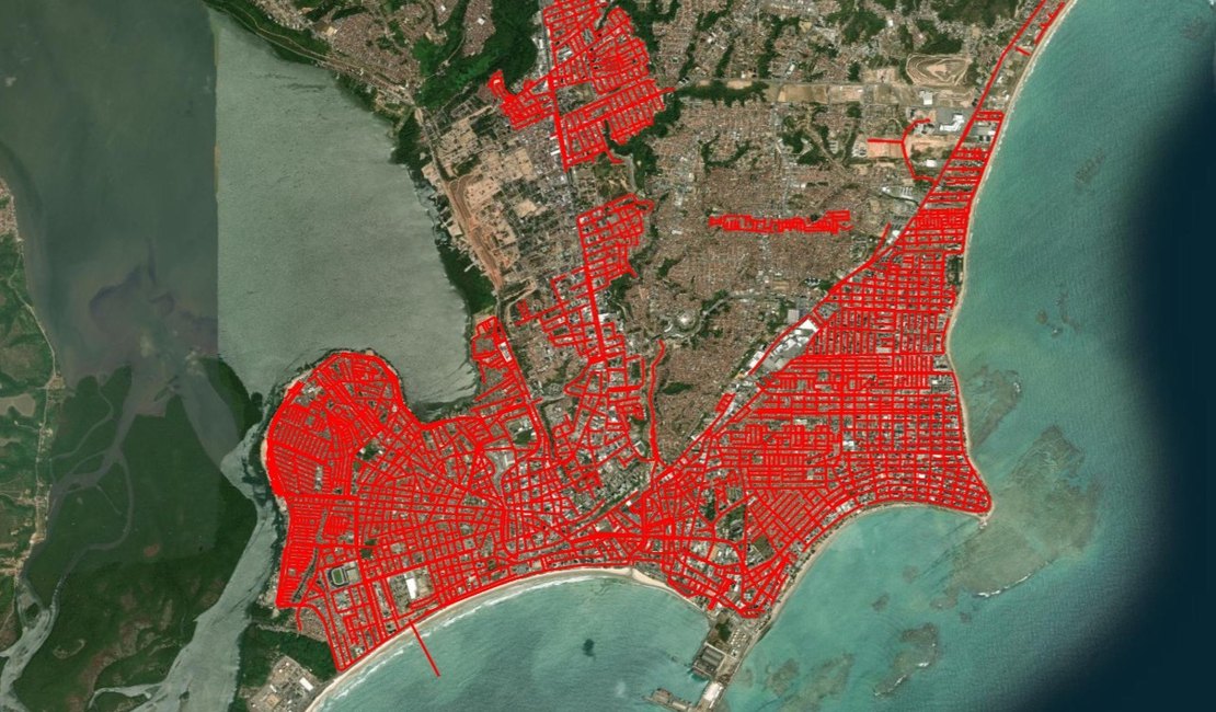 Após ação da Defensoria, BRK apresenta mapas do esgotamento na Região Metropolitana de Maceió