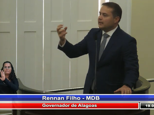 “Vejo nossa sociedade representada na Assembleia”, diz Renan Filho em mensagem aos deputados