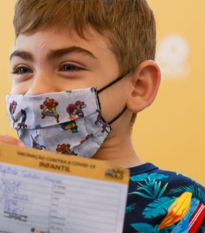 Dez capitais iniciaram vacinação de crianças contra Covid-19 neste fim de semana