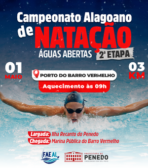 Penedo recebe atletas para provas de natação no Rio São Francisco e em piscina