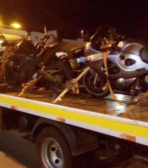 Quatro condutores de moto são autuados por infrações na Ponta Verde