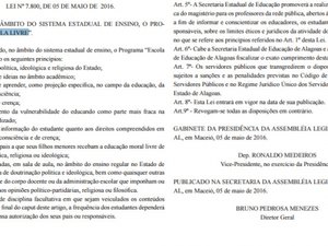 Após polêmicas, confusões e protestos, ?Escola Livre? é publicada no Diário Oficial